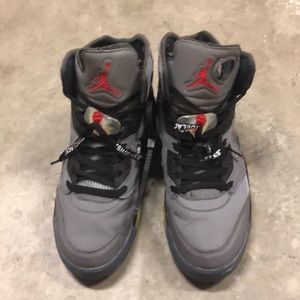 AJ 5 Retro OW Black Rep US9.5
